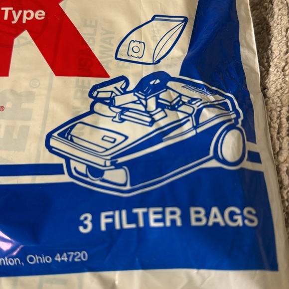 Hoover Type K Package 4010028K Fits all Hoover Canister Cleaners -3 Filter Bags - Picture 4 of 6